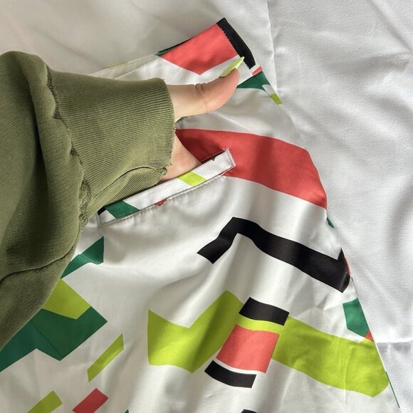 Tail White Label Womens 2 Skirt Skort Geometric Green Pink Golf Tennis Pockets - Picture 10 of 10